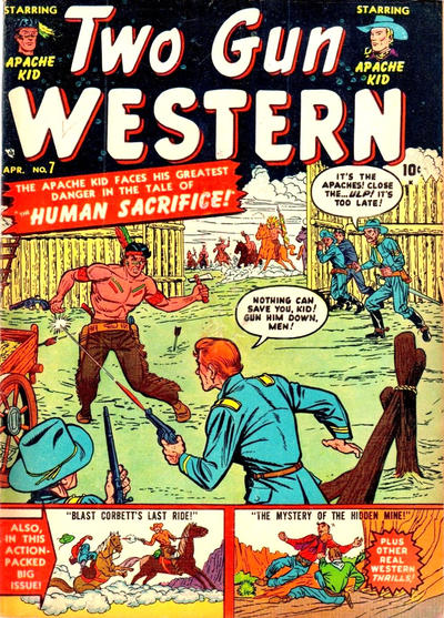 Cover for Two Gun Western (Marvel, 1950 series) #7