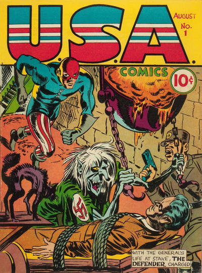 Cover for U. S. A. Comics [USA Comics; U.S.A. Comics] (Marvel, 1941 series) #1