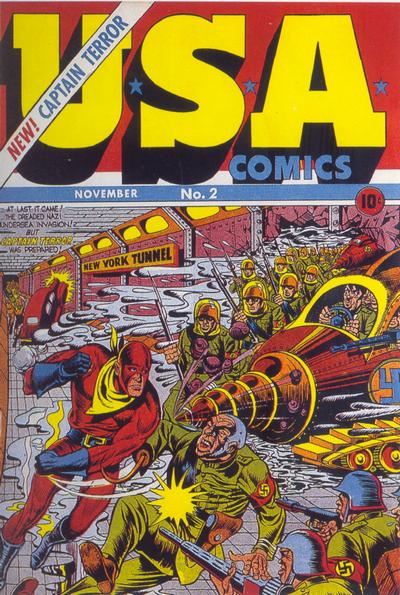 Cover for U. S. A. Comics [USA Comics; U.S.A. Comics] (Marvel, 1941 series) #2