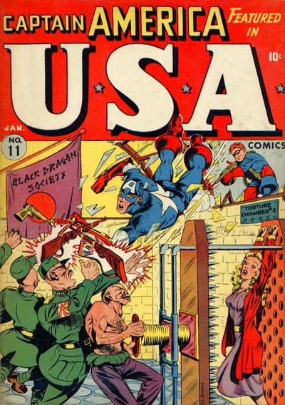Cover for U. S. A. Comics [USA Comics; U.S.A. Comics] (Marvel, 1941 series) #11