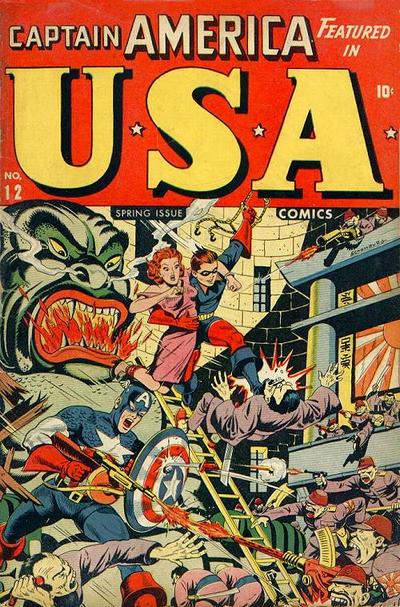 Cover for U. S. A. Comics [USA Comics; U.S.A. Comics] (Marvel, 1941 series) #12