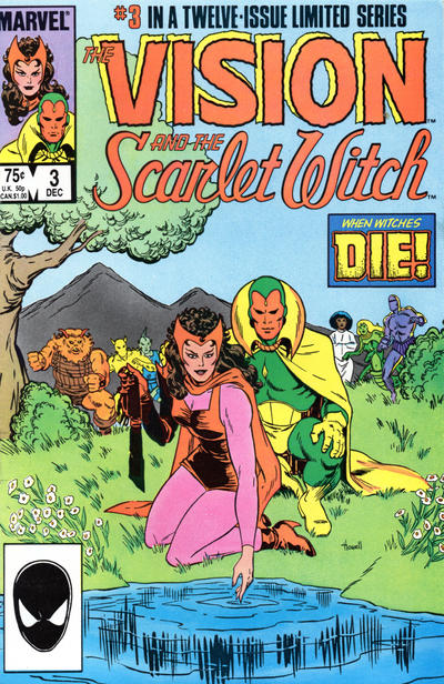 Cover for The Vision and the Scarlet Witch (Marvel, 1985 series) #3 [Direct]
