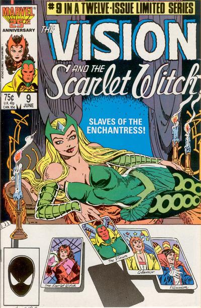 Cover for The Vision and the Scarlet Witch (Marvel, 1985 series) #9 [Direct]
