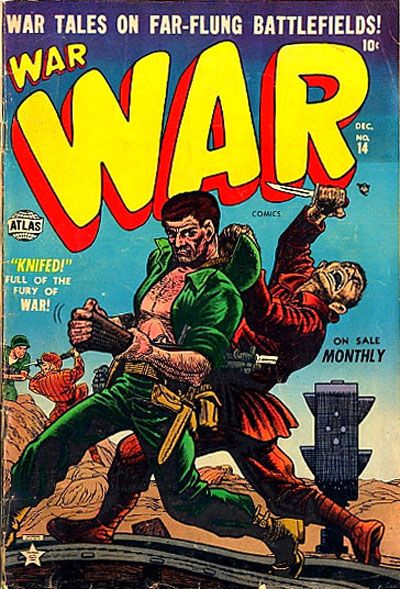 Cover for War Comics (Marvel, 1950 series) #14