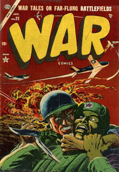 Cover for War Comics (Marvel, 1950 series) #23