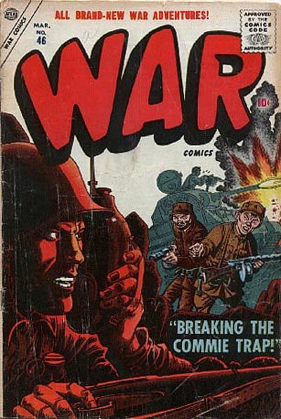 Cover for War Comics (Marvel, 1950 series) #46