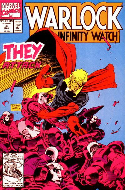 Cover for Warlock and the Infinity Watch (Marvel, 1992 series) #4