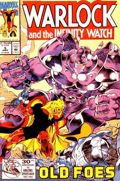 Cover for Warlock and the Infinity Watch (Marvel, 1992 series) #5 [Direct]