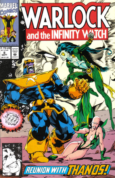 Cover for Warlock and the Infinity Watch (Marvel, 1992 series) #8