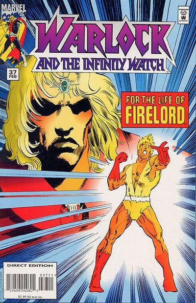 Cover for Warlock and the Infinity Watch (Marvel, 1992 series) #37