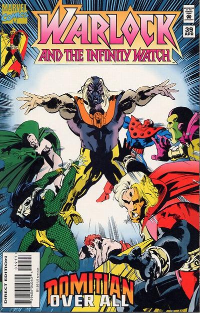 Cover for Warlock and the Infinity Watch (Marvel, 1992 series) #39
