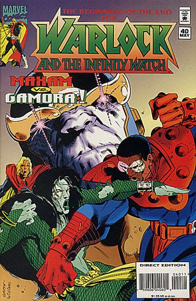 Cover for Warlock and the Infinity Watch (Marvel, 1992 series) #40