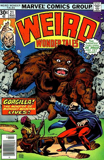 Cover for Weird Wonder Tales (Marvel, 1973 series) #21