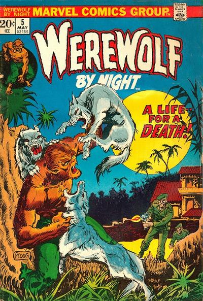 Cover for Werewolf by Night (Marvel, 1972 series) #5