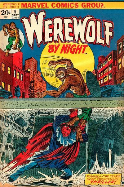 Cover for Werewolf by Night (Marvel, 1972 series) #9