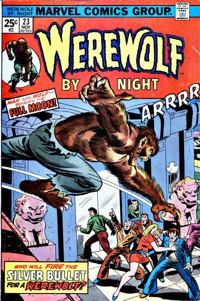 Cover for Werewolf by Night (Marvel, 1972 series) #23