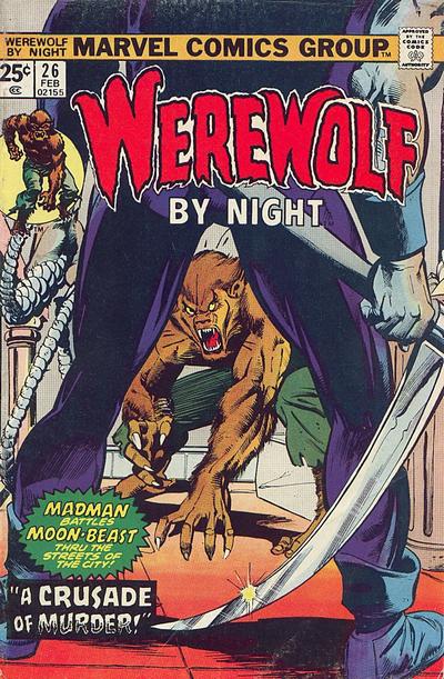 Cover for Werewolf by Night (Marvel, 1972 series) #26