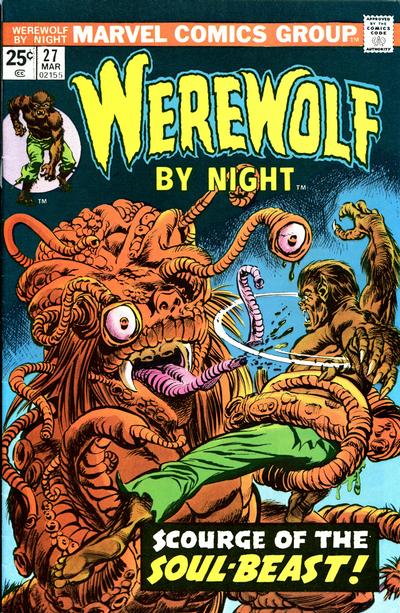 Cover for Werewolf by Night (Marvel, 1972 series) #27