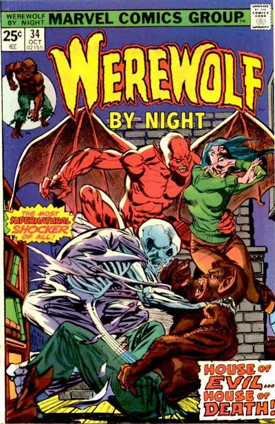 Cover for Werewolf by Night (Marvel, 1972 series) #34