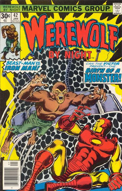 Cover for Werewolf by Night (Marvel, 1972 series) #42