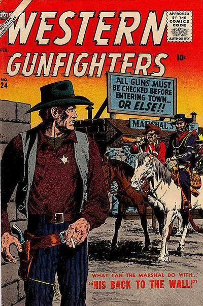 Cover for Western Gunfighters (Marvel, 1956 series) #24