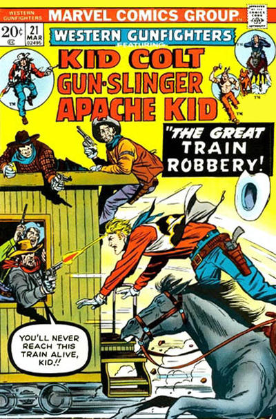 Cover for Western Gunfighters (Marvel, 1970 series) #21