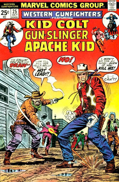 Cover for Western Gunfighters (Marvel, 1970 series) #25
