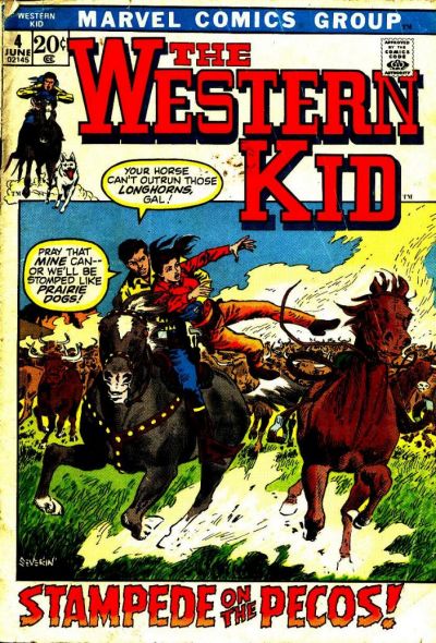 Cover for The Western Kid (Marvel, 1971 series) #4