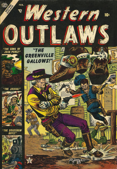 Cover for Western Outlaws (Marvel, 1954 series) #1