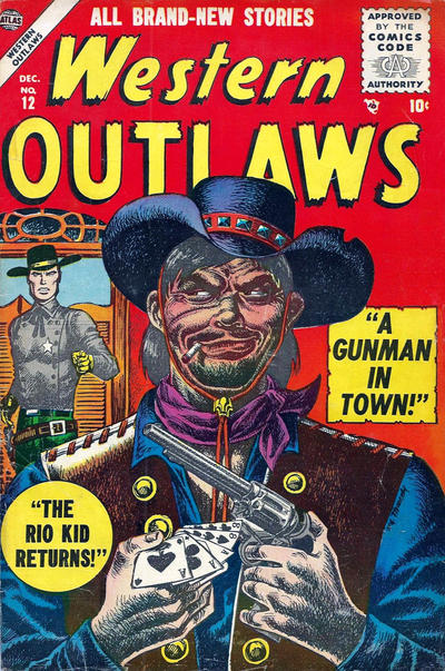 Cover for Western Outlaws (Marvel, 1954 series) #12