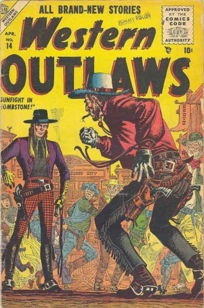 Cover for Western Outlaws (Marvel, 1954 series) #14