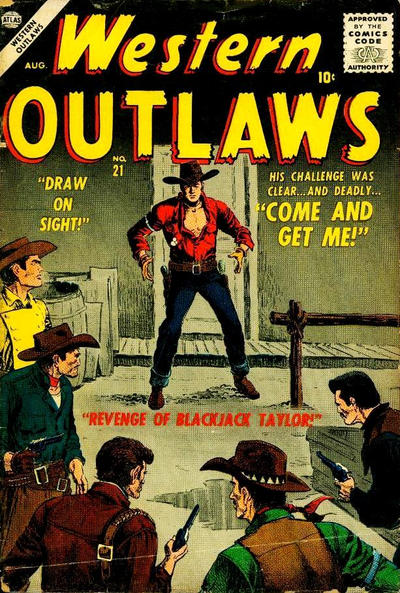 Cover for Western Outlaws (Marvel, 1954 series) #21