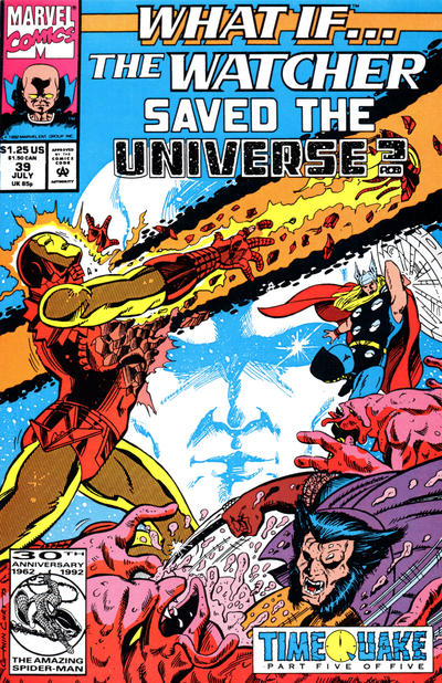 Cover for What If...? (Marvel, 1989 series) #39 [Direct]