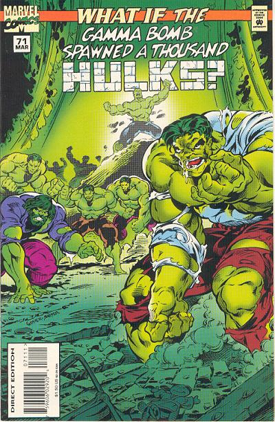 Cover for What If...? (Marvel, 1989 series) #71 [Direct Edition]