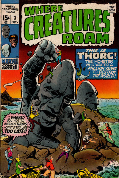 Cover for Where Creatures Roam (Marvel, 1970 series) #3