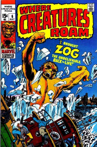 Cover for Where Creatures Roam (Marvel, 1970 series) #6
