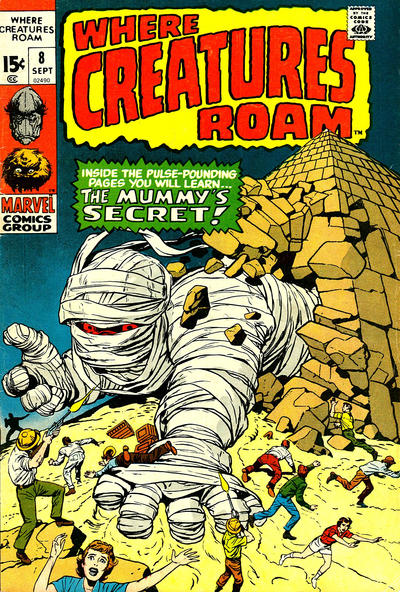 Cover for Where Creatures Roam (Marvel, 1970 series) #8