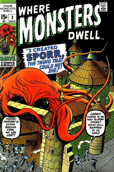 Cover for Where Monsters Dwell (Marvel, 1970 series) #2
