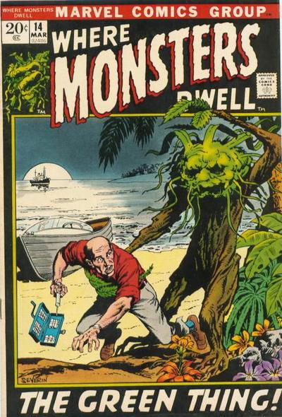 Cover for Where Monsters Dwell (Marvel, 1970 series) #14
