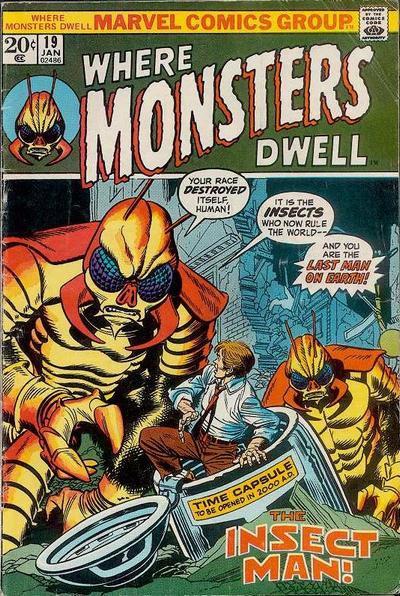 Cover for Where Monsters Dwell (Marvel, 1970 series) #19