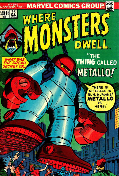 Cover for Where Monsters Dwell (Marvel, 1970 series) #26