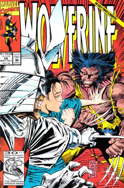 Cover for Wolverine (Marvel, 1988 series) #56 [Direct]