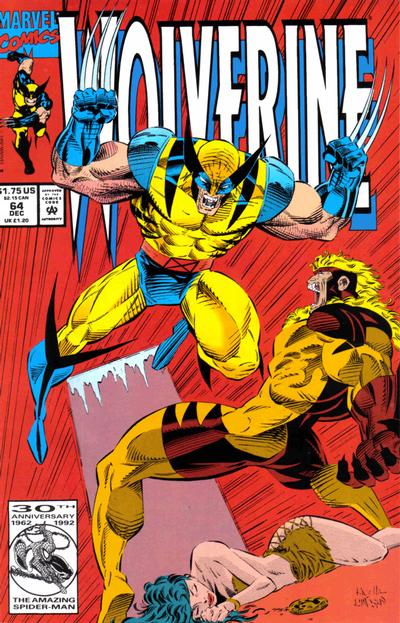 Cover for Wolverine (Marvel, 1988 series) #64 [Direct]