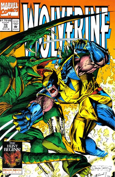 Cover for Wolverine (Marvel, 1988 series) #70 [Direct]
