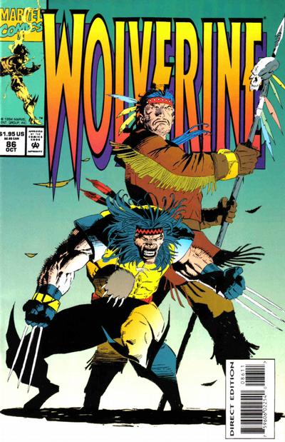 Cover for Wolverine (Marvel, 1988 series) #86 [Direct Edition]