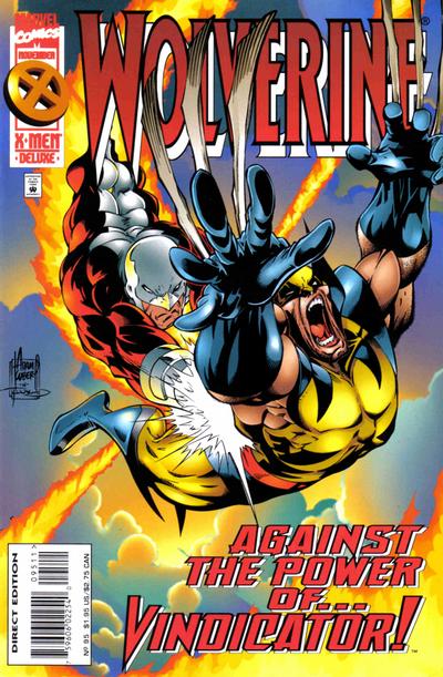 Cover for Wolverine (Marvel, 1988 series) #95 [Direct Edition]