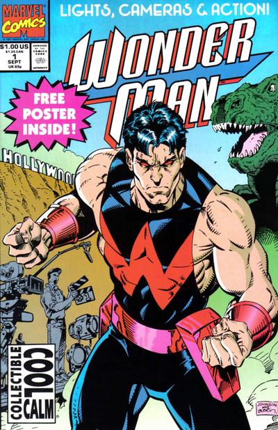Cover for Wonder Man (Marvel, 1991 series) #1 [Direct]