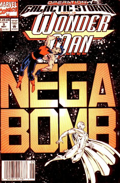 Cover for Wonder Man (Marvel, 1991 series) #9 [Newsstand]
