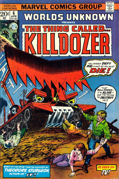 Cover for Worlds Unknown (Marvel, 1973 series) #6