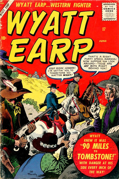 Cover for Wyatt Earp (Marvel, 1955 series) #17